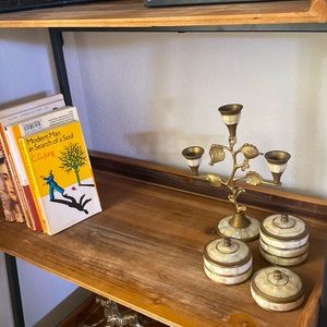 Decorative brass set.